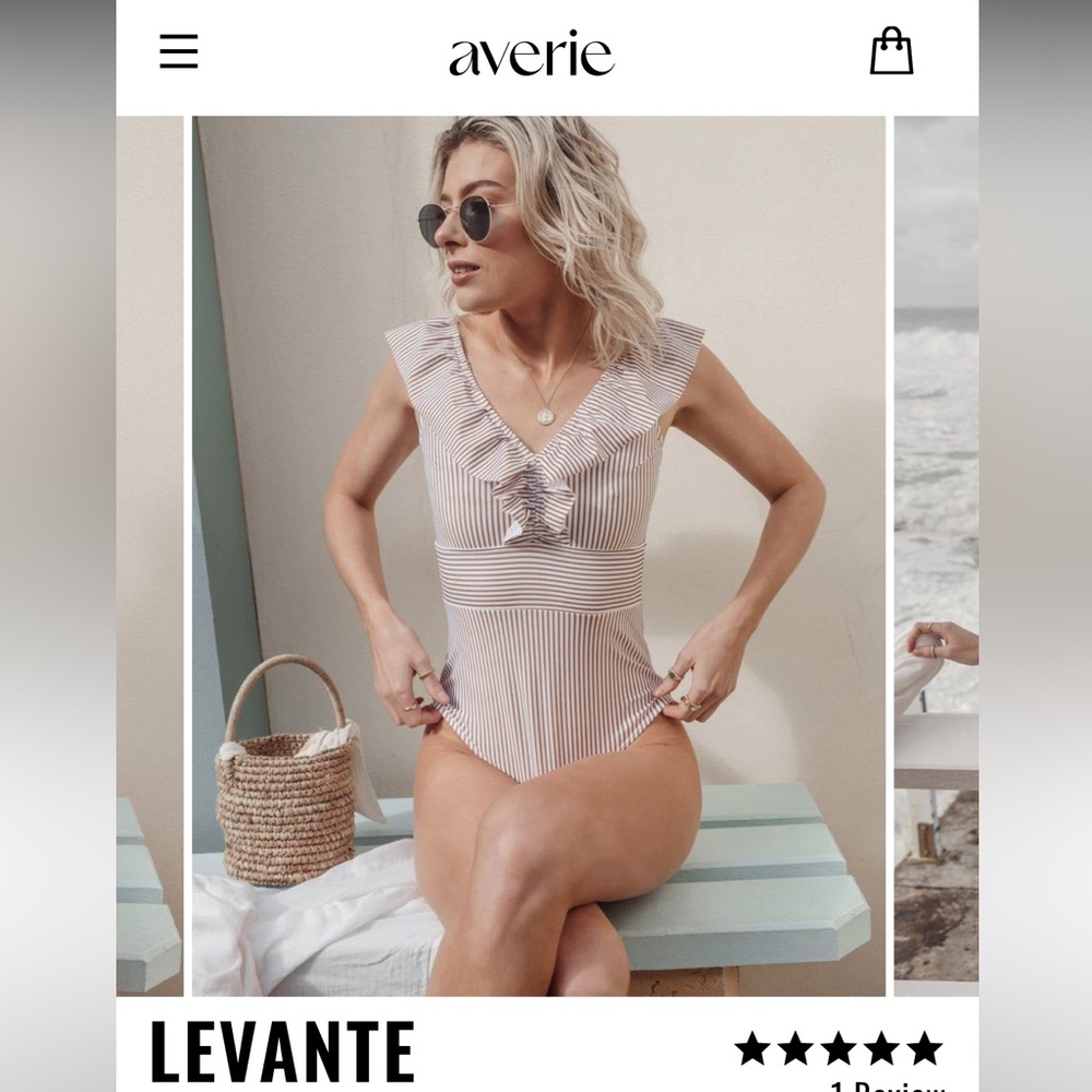Averie Swim Levante Plunge Swimsuit